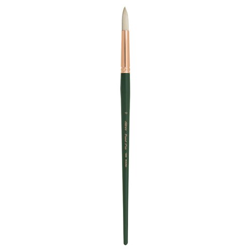 Silver Brush Limited 1000 Grand Prix Round Brush for Oil Paintings, Size 10, Long Handle