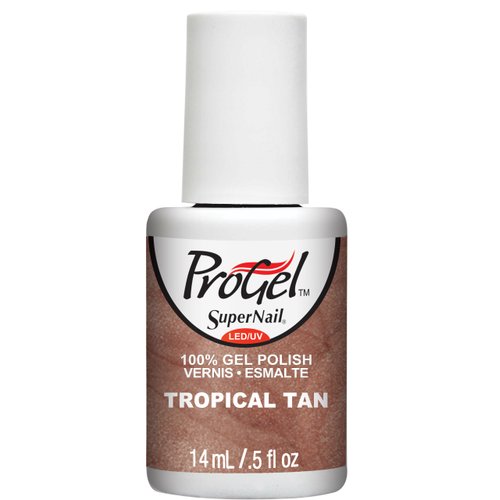 Supernail Progel Nail Lacquer, Tropical Tan, 0.5 Fluid Ounce