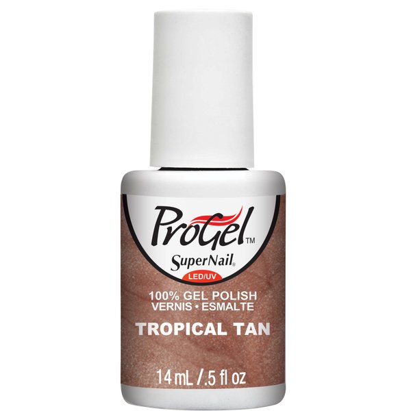 Supernail Progel Nail Lacquer, Tropical Tan, 0.5 Fluid Ounce