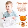 90shine 60PCS Fall Coloring Books for Kids, Thanksgiving Party Favors in Bulk Goodie Bag Stuffers Ages 2-4 3-5 4-8