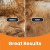 GoPets Professional Slicker Brush for Dogs and Cats - Effortless Grooming, Gentle Dematting & Detangling, Shedding Control, Self-Cleaning Comb, Shiny Tangle-Free Coat, Comfortable Silicone Gel Grip