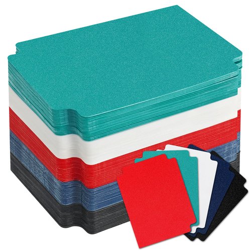 100 Pcs Card Dividers Multicolor Trading Card Separators Sport Baseball Card Sorting Standard Size Card Divider Trading Card Page Dividers for Games Card, 2.7 x 3.8 Inch