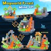 Magnetic Blocks - Build Mine Magnet World Forest Mine Set Magnet Building Blocks Kids Toys for 3+ Year Old Boys & Girls 1'' Magnetic Cubes STEM Sensory Building Toys Kids Game Xmas Gifts