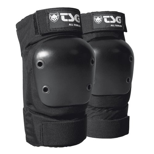 TSG Elbowpad All Terrain Protective Pad, Skateboarding, Hardshell, EVA Foam, PE Knee Pads, Pre Shaped, Horseshoe, Tear Resistant Nylon, 360 Degree Top Strap, Pull Over, Swiss, Black