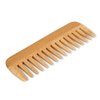 Brown Natural Bamboo Wide Tooth Comb Detangling Combs Anti-Static Curly Hair For Women Men Smoothing Massaging Home Salon Use Bamboo Hair Brushes For Women，Styling Tools and Appliances