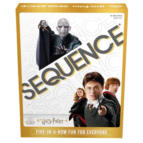 Harry Potter Sequence Board Game - Five-in-A-Row Fun for Everyone - Featuring Witches and Wizards from Harry Potter by Goliath