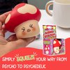 Boxer Gifts Stress Shroom Mushroom Themed Stress Toys - Squishy Stress Balls for Adults & Teenagers - Helps with Anxiety Relief - Office Desk Fidget Toy - Fun White Elephant for Coworkers