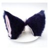 Cat Ears Hair Clips Fox Ears Barrettes Women Furry Fur Cat Headpiece Holiday Hair Pins Sweet Halloween Party Decoration Headband Anime Cosplay Costume Kitty Kitten Hair Accessories Dark Blue - Pink