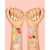 xo, Fetti Candy Party Temporary Tattoos - 72 Iridescent Styles | Dessert Birthday Decorations, Valentine's Day Theme Party Favors, Baby Shower Supplies, Vday Candy Gift, Home Activity