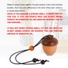 RoyAroma Wooden Acorn Essential Oil Car Diffuser Air Freshener Hang Decoration Brown