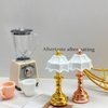 LUOZZY Mini Blender Toy for Kids, 2.16inch Tiny Toy Blender Dollhouse Accessories Smoothies Blender Toy Pretend Play Kitchen Appliances
