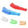 Window Blind Cleaner - 2 Clamps and 5 Removable Sleeves - Ideal Duster Cleaning Tool for Blinds, Shutters, Shades, Air Conditioner Vent Covers, etc. - Quick, Easy, Washable, Reusable - Firm Wipe
