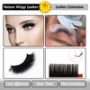 SQYlashes Fluffy Full False Eyelashes Wispy 3D Faux Mink Lashes Thick Fake Lashes Strip - 7 Pairs, Z13