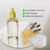 Hair Growth Oil Applicator Bottle With Scalp Massager Comb - Ball-Tip Dispenser for Easy Application and Scalp Massage