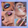HOSAILY 3 Colors Liquid Chameleon Glitter Eyeshadow, Metallic Multi-Dimensional Holographic Eyeshadow Makeup, Long Lasting Quick Dry Eye Looks, Sparkling High Pigmented Eye Makeup Set, 04+05+06