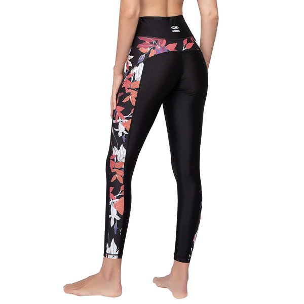 AXESEA High Waist Yoga Pants Compression Leggings Tummy Control Swim Tights UPF 50+