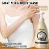 Fusang Goat Milk Body Wash,Mostiurizing Hand Body Wash,Soft Milk Body Wash Body Cleanser for Women and Men-500ml