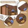100Pcs Western Party Napkins 13 x 13inch Wild West Western Party Supplies Paper Napkin for Western Birthday Party Decorations Western Party Supplies