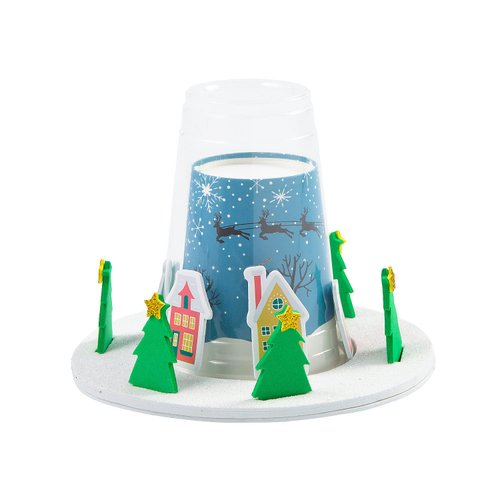 Christmas Layered Cup Craft Kit, Makes 12
