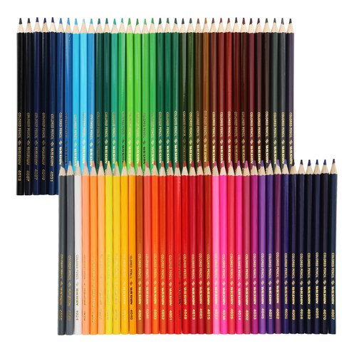 WILSHIN Colored Pencils 72colors Artist Quality-Coloring Book Colored Pencil Set for adults and Children