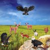 GAICOM Wild Life Woodland Jungle Animal Figure Playsets 8 PCS Bald Eagle White - Tailed Deer Squirrel Red Fox Rabbit Owl Action Figure Toys for Boys Girls Kids