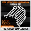 HORUSDY 20-Piece Mini Wrench Set, Small Wrench Set, Metric and SAE Mini Combination Wrench Set