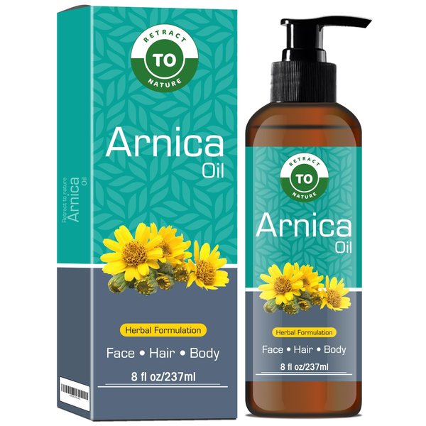 RETRACT TO NATURE Arnica Hair Oil - 8 floz/237ml