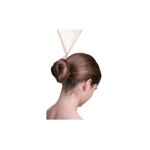 Bloch Unisex-Adult's Standard Hair Nets-3 Pack, Caramel, one