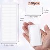 HINZIC 180pcs(15sheets) Hair Extension Tape Double Sided Hair Tape, Adhesive Replacement Wig Tape for Hair Extensions, Human Hair Tape Tabs Tape in Tape Extension