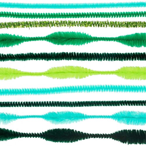 Craft County 20 Pack of Chenille Stems – DIY School and Home Arts and Crafts – Pipe Cleaner Decorations – Variety of Packs – Fuzzy and Flexible