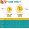 Zooawa Baby Swimming Float, Baby Floats for Pool with Safety Seat,Infant Baby Pool Float No Flip Thicken Swim Training for Baby of 6-30 Months,L,Yellow