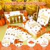 100 PCS Thanksgiving Napkins, 4.3 x 7.8 IN Thanksgiving Paper Napkins, Disposable Fall Napkins Dinner Napkins Thanksgiving Table Decorations Maple Leaves Fall Luncheon Napkins Party Supplies