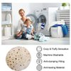 CASOFU Burritos Tortilla Throw Blanket, Double Sided Giant Flour Blanket, Novelty Tortilla Throw Blanket for Your Family, 285 GSM Soft and Comfortable Flannel Taco Blanket.(Beige, 47 inches)