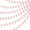 13.1 ft Crawfish Pennant Banner Mardi Gras Hanging Banner Decorations for Crawfish Party Supplies (3 Pack)