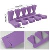 24PCS Toe Separator Pedicure Sponge Toe Separators Bulk, Disposable Toe Separator Foam for Nail Polish Nail Salon Party Nail Art Painting Toenails, 12 Pairs