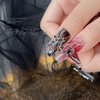 Halloween Spider Nail Charms 3D Alloy Crystals Diamonds Rhinestones Design Gothic Nail Gems Art Accessories for Women Nail Art DIY Decoration Craft Jewelry