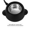 Mini Constant Temperature Hot Pot Hair Extension Glue Melting Pot Lightweight Portable Heat Wig Glue Melting Stove for Extension Repair Tool (US)