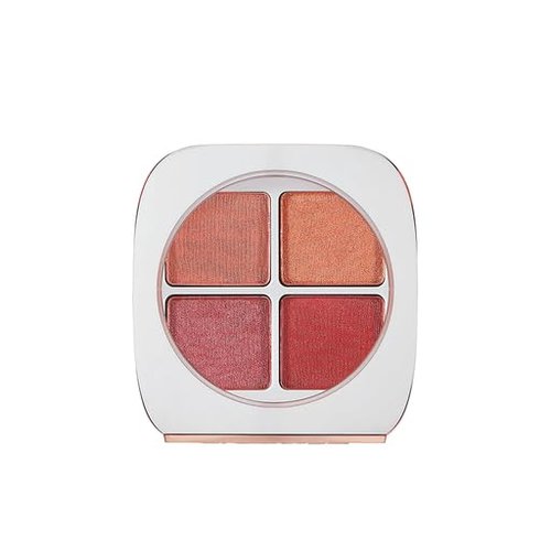 FLOWER BEAUTY Petal Play Shadow Quad | Crease-Free Formula | Highly Pigmented, Illuminating Eye Makeup Palette | Features Four Curated Long-Lasting Shades - Berry-more (Pack of 1)