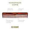 Kent 16T Fine Tooth Comb and Wide Tooth Comb for Hair, Kent Beard Comb and Mustache Comb for Hair Styling, Travel Comb Grooming for Men and Women