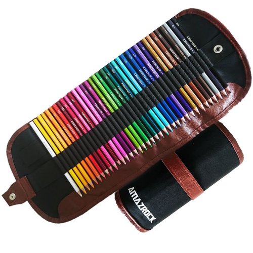 Amazrock Professional Watercolor Pencils Set 36 Colors | Soft Core Travel