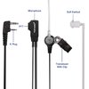 TIDRADIO Walkie Talkie Earpiece with Mic (Includes Earmolds and Ear Buds) 2 Pin Acoustic Tube Headset TD-M8s TD-V2 Retevis H-777 RT21 RT22 RT68 Baofeng UV-5R BF-888S 2 Way Radio (10 Pack)