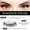 Magnetic Eyelashes without Eyeliner - Reusable Dual Magnetic lashes with 16 Pairs, No Glue 3D False Eyelashes Kit, Magnetic Eyelashes Natural Look