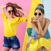 24Pcs Hair Scrunchies for Girls Shiny Metallic Scrunchies Cute Elastic Hair Bands Scrunchy Hair Ties Ponytail Holder for Girls Women Hair Accessories with a Gift Bag for Gym Dance Party Club