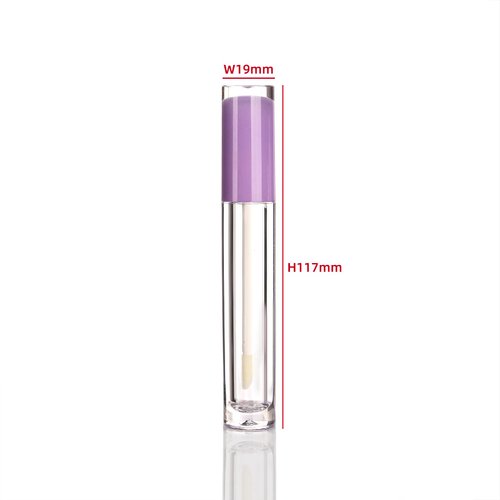 COSIDEA 22 pack empty round 5ml Purple lip gloss tubes cute lipgloss tube containers with wand wholesale in bulk lip balm container packing