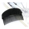 QUUPY 2PCS Hair Decoration Comb Sponge Foam Hair Bump it up Volume Insert Hair Base Styling Accessories Back Do Beehive hair styler Tool(Black)