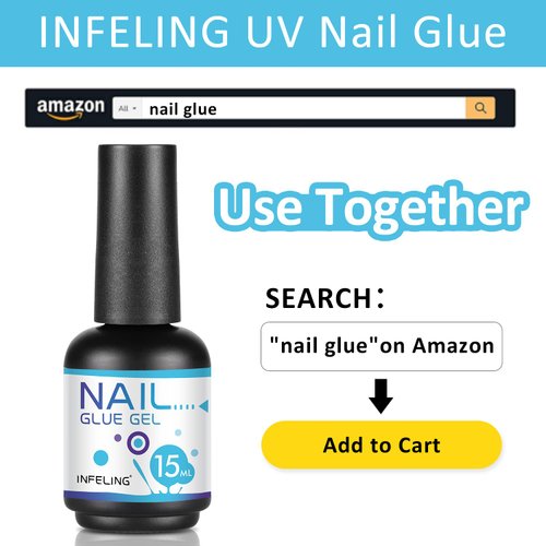 Clear Coffin Nails Tips - INFELING for Acrylic Nails Professional, 500pcs Half Cover Ballerina False Fake French Nail Tips with Box for Nail Salons Home, 10 Sizes