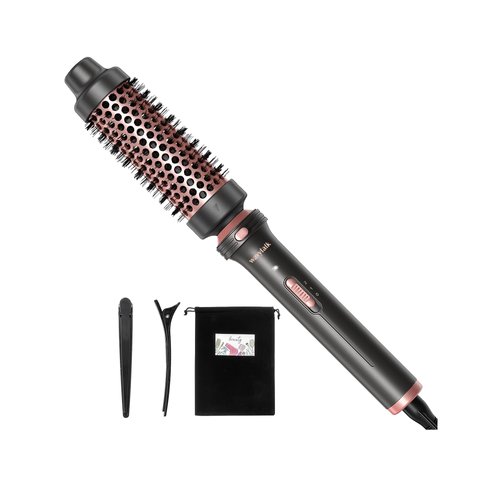 Wavytalk Thermal Brush, Heated Round Brush, 1 1/2 inch Thermal Brush Blowout Look with Detachable Brush Head, Thermal Round Brush Dual Voltage for Travel