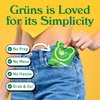 Gruns Adults Super Greens Gummies, Multivitamin Superfood Gummy Bears, Spirulina, Chlorella, Prebiotics & Fiber Gummies for Digestive Health, Adaptogens Supplement, 20 Vitamins & Minerals, 10 Count