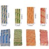 L LIKED 100 Assorted Bundle Flat Striped Coin Wrappers (100 Assorted)