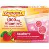 Emergen-C (30 Count, Raspberry Flavor, 1 Month Supply) Dietary Supplement Fizzy Drink Mix with 1000mg Vitamin C, 0.32 Ounce Packets, Caffeine Free